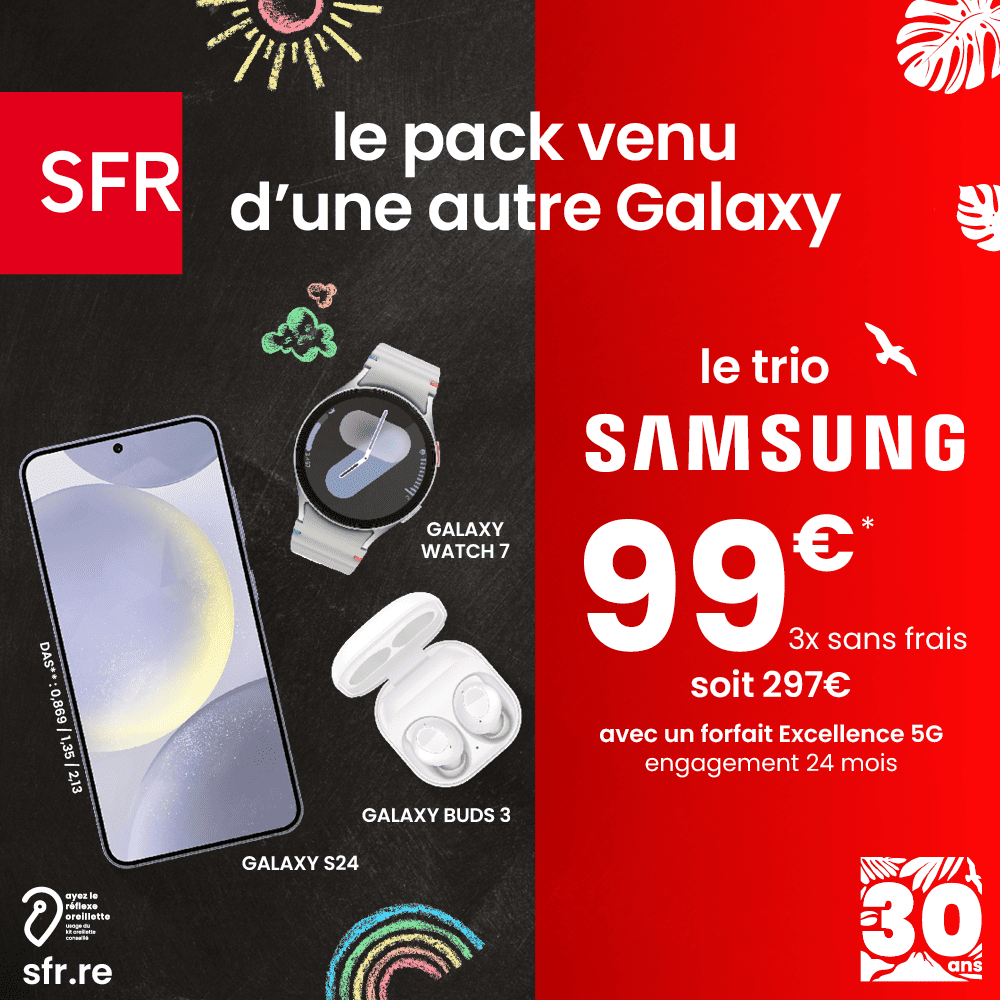 Centre Commercial Le Portail - offre enseigne - boutique Espace SFR Réunion