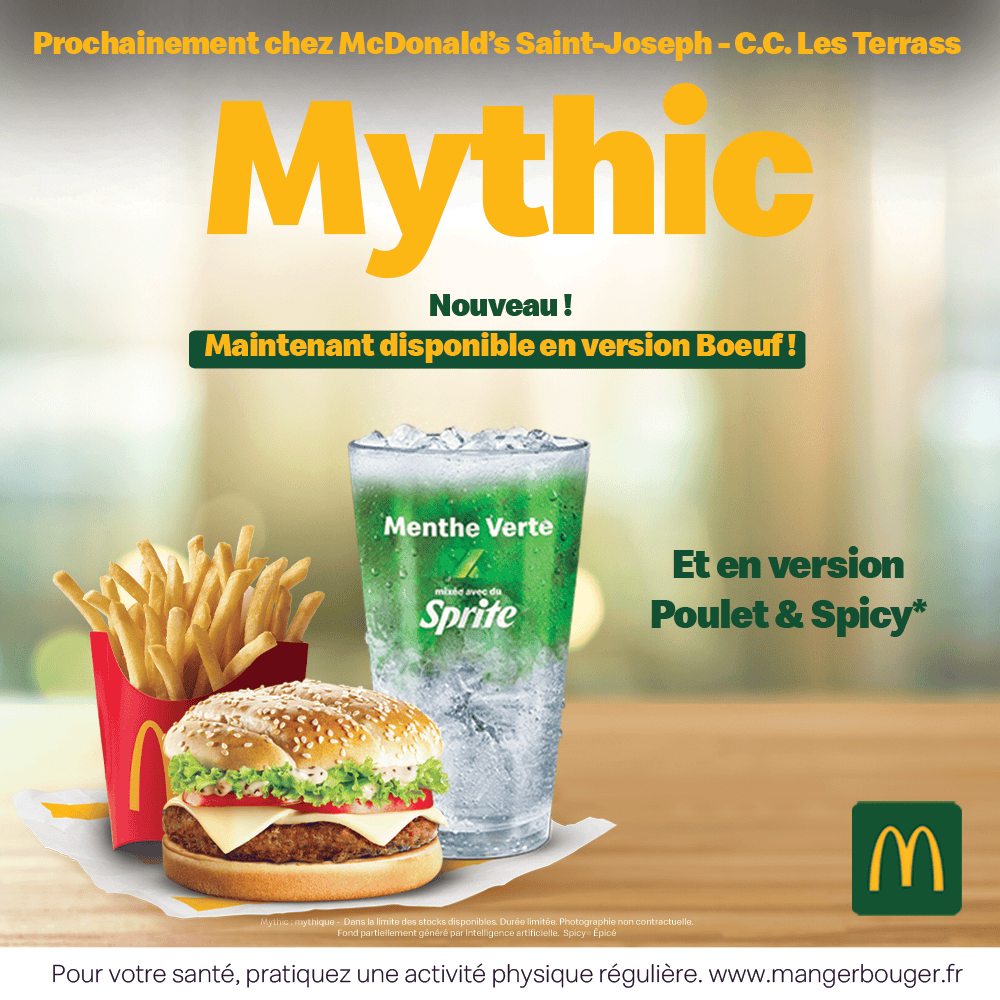 Centre Commercial Le Portail - offre enseigne - boutique McDonald's Réunion